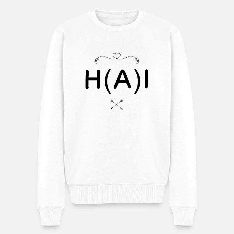 H(A)I - Pull Premium bio Homme - blanc