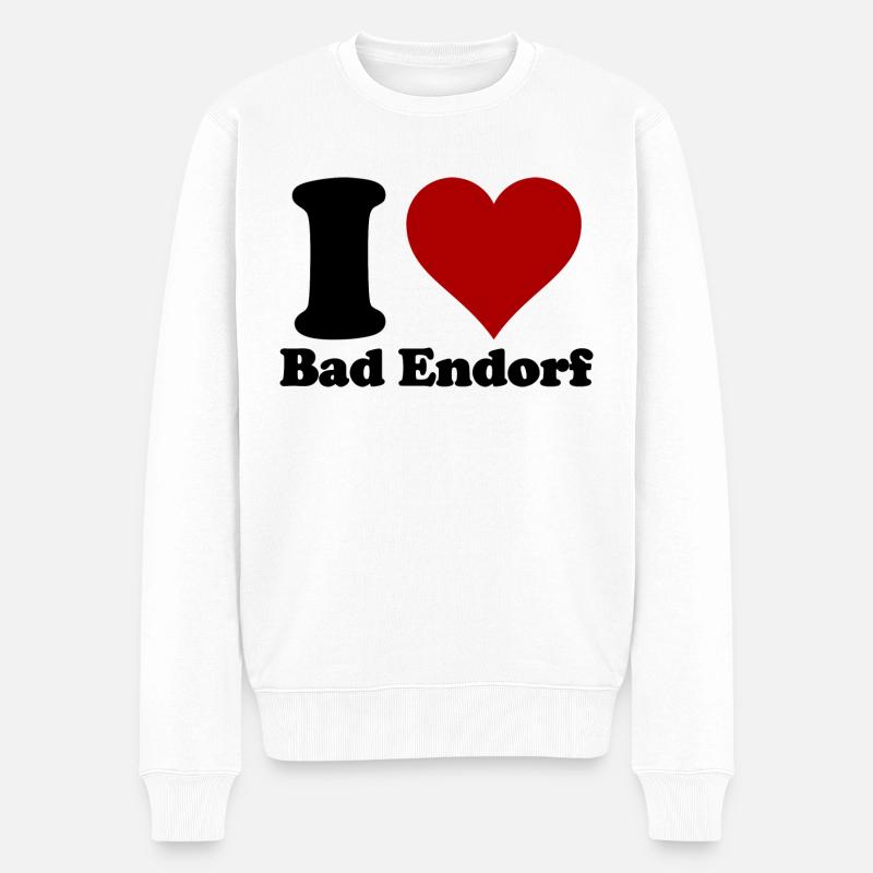 J’aime Bad Endorf - Pull Premium bio Homme - blanc