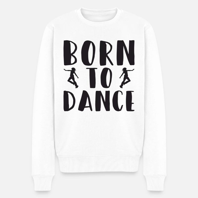 Né pour danser - Pull Premium bio Homme - blanc