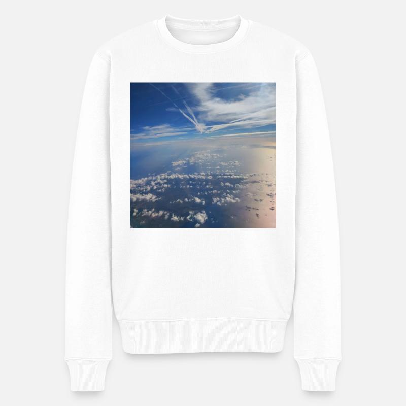 Photographie du ciel 05 - Pull Premium bio Homme - blanc