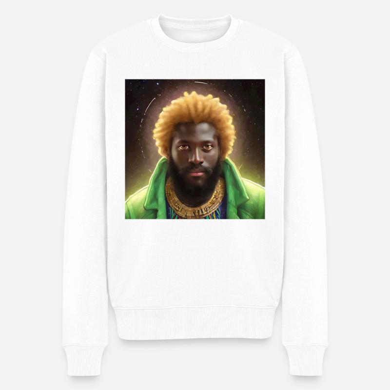 PRIS - Männer Premium Bio Pullover - Weiß