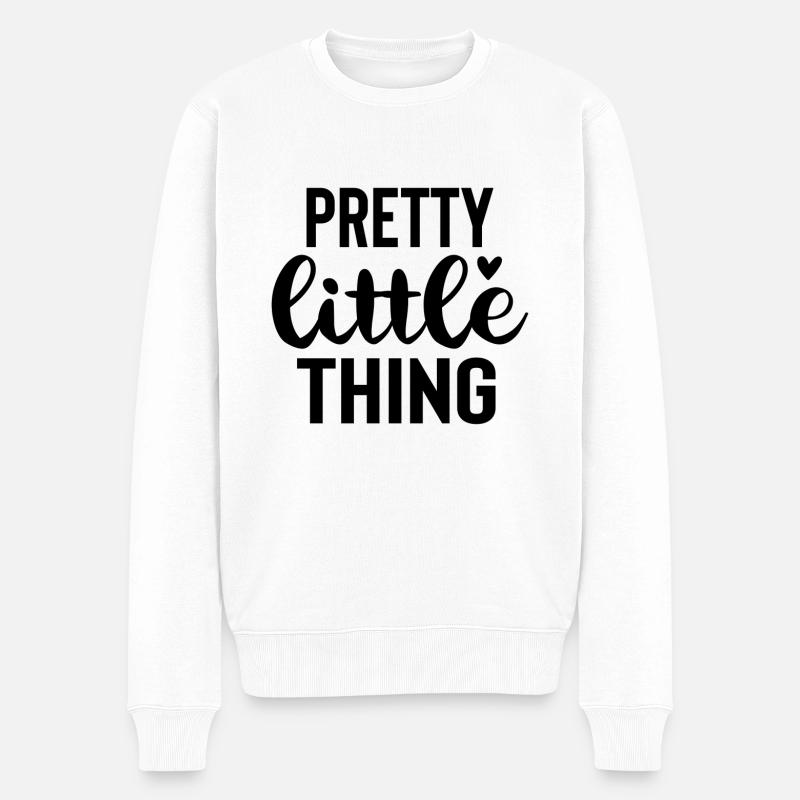 Pretty Little Thing - Männer Premium Bio Pullover - Weiß
