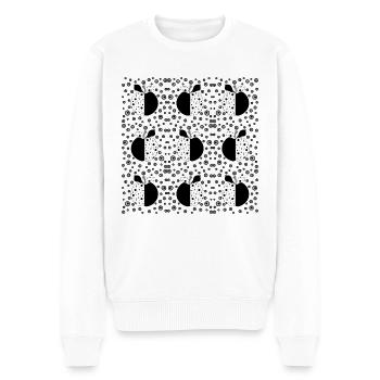 Apples - Men's Premium Organic Jumper - white - Front - Thijin (182cm)