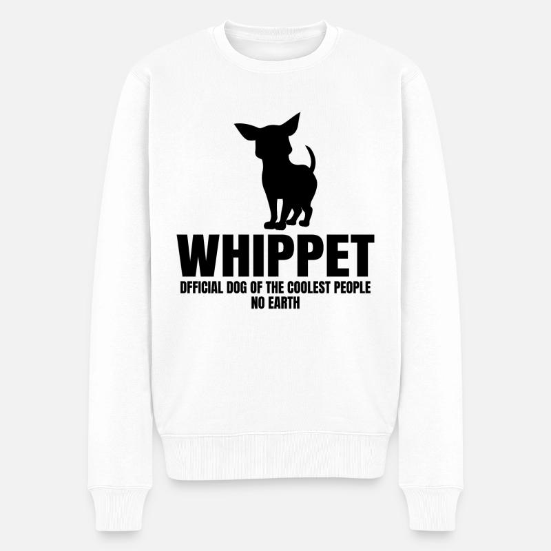 Chien Hund - Pull Premium bio Homme - blanc