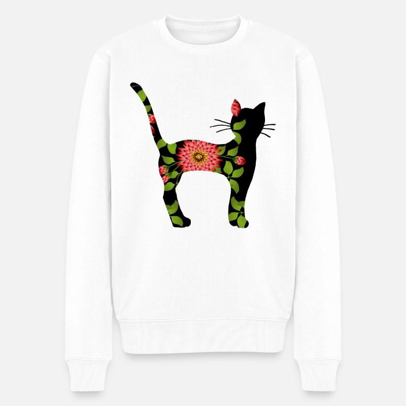Chat - Pull Premium bio Homme - blanc