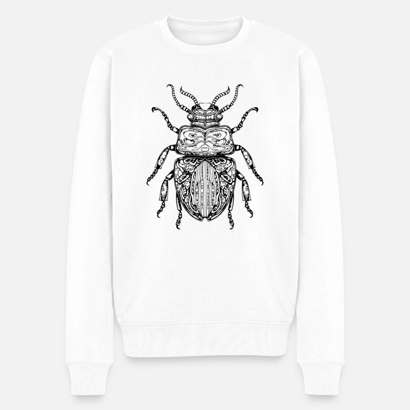 Insectes, bestioles, arthropodes - Pull Premium bio Homme - blanc