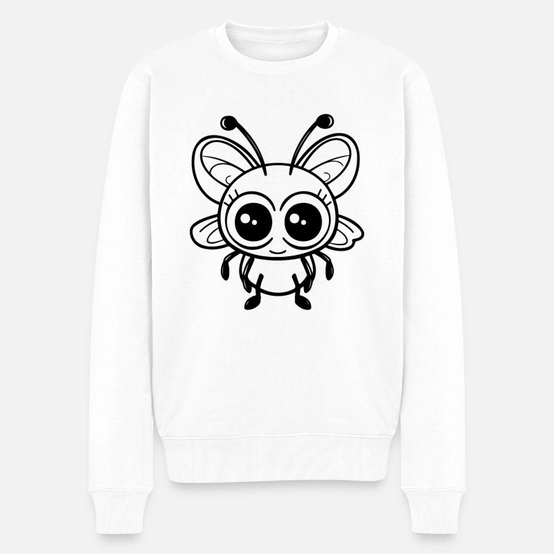 Insectes, bestioles, arthropodes - Pull Premium bio Homme - blanc