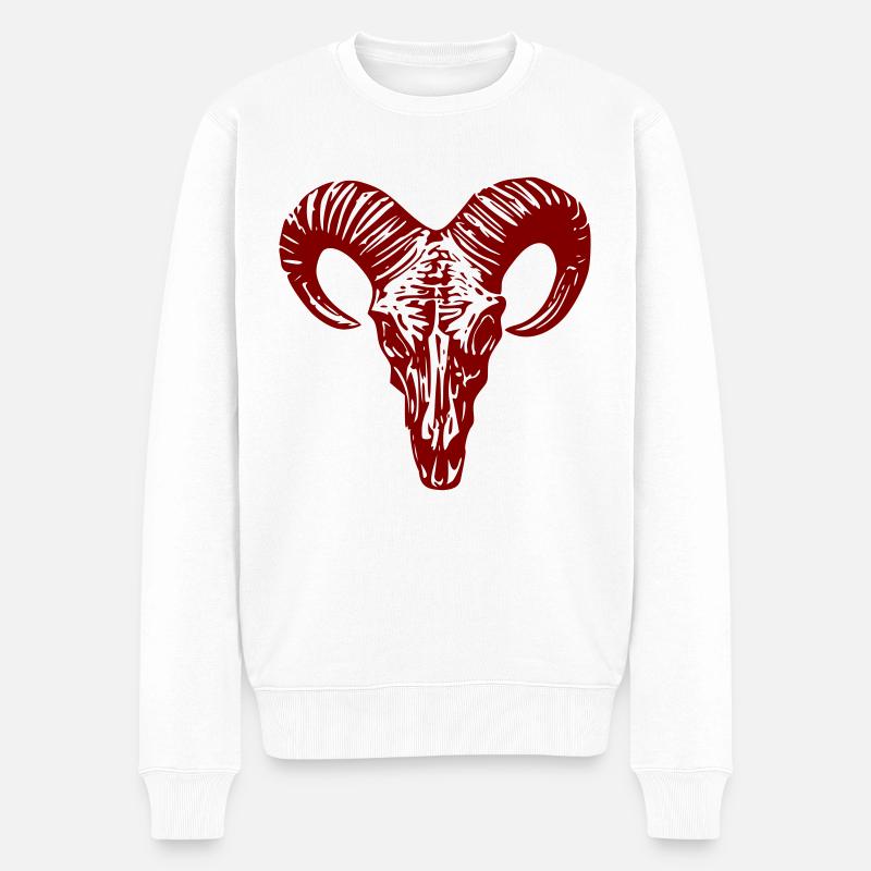 Saké de chèvre - Pull Premium bio Homme - blanc