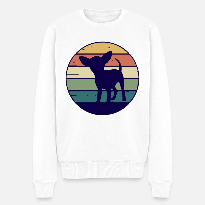 Hund Chien - Pull Premium bio Homme - blanc