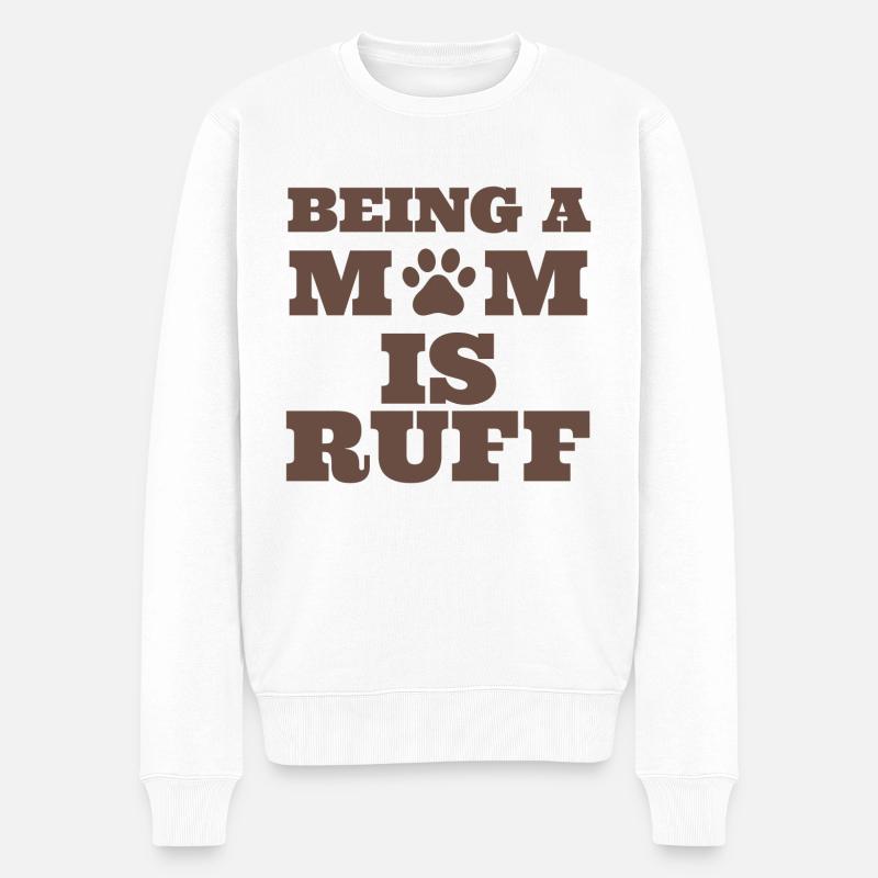 Maman chien - Pull Premium bio Homme - blanc