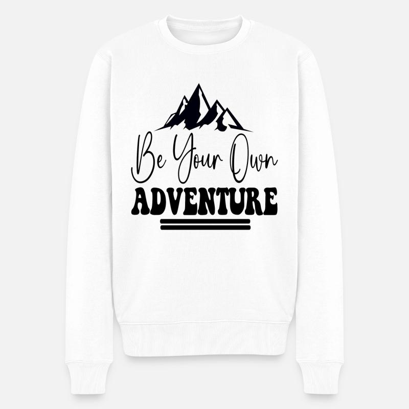 Soyez votre propre aventure - Pull Premium bio Homme - blanc