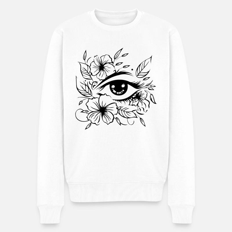 Ophtalmologiste Eye Eyes - Pull Premium bio Homme - blanc