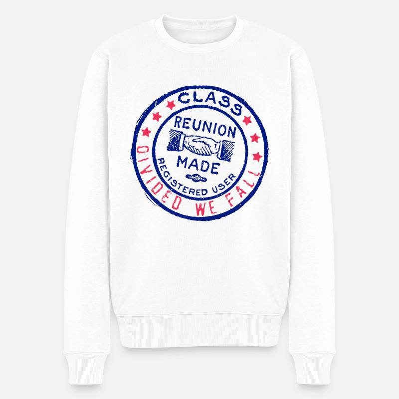 Klassentreffen - Männer Premium Bio Pullover - Weiß