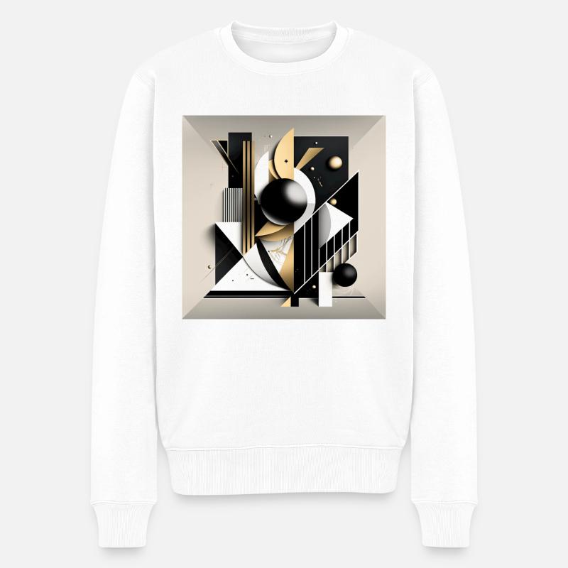 The Bauhaus Legacy - Männer Premium Bio Pullover - Weiß