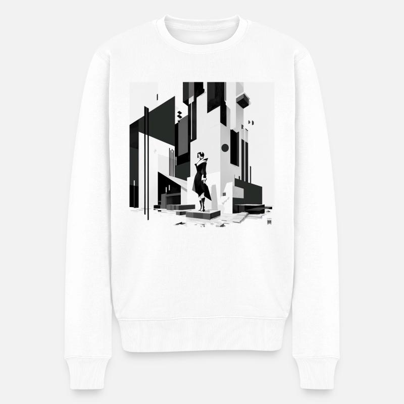 L’héritage du Bauhaus - Pull Premium bio Homme - blanc