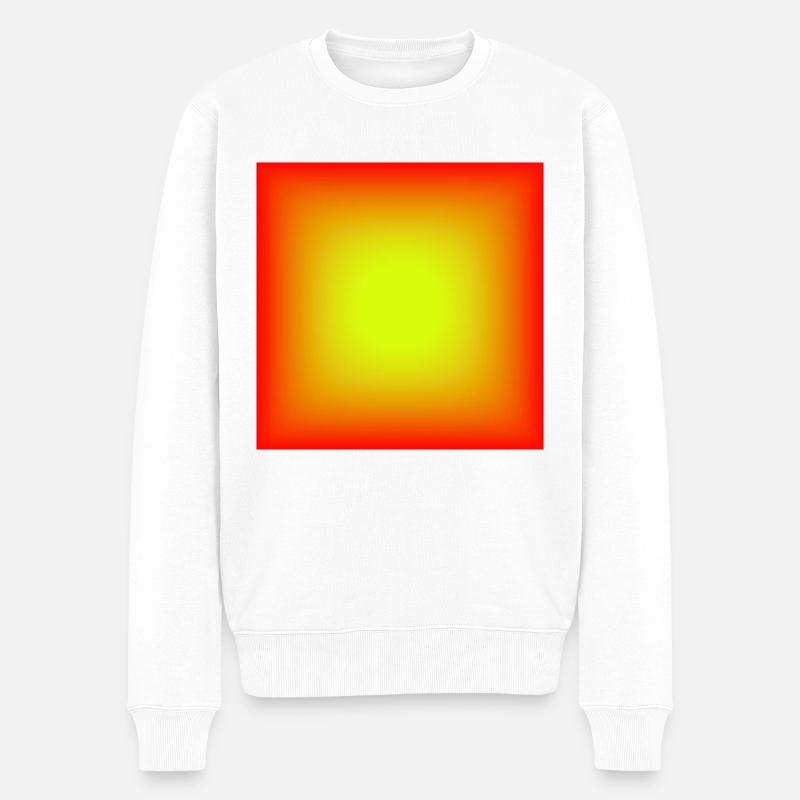 Muster - Männer Premium Bio Pullover - Weiß