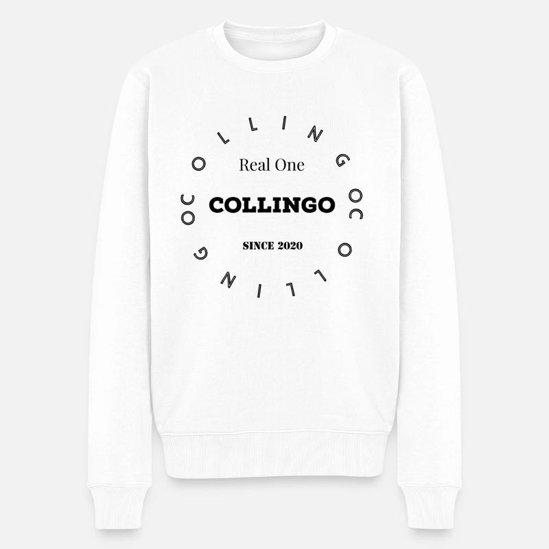 Collingo - Pull Premium bio Homme - blanc