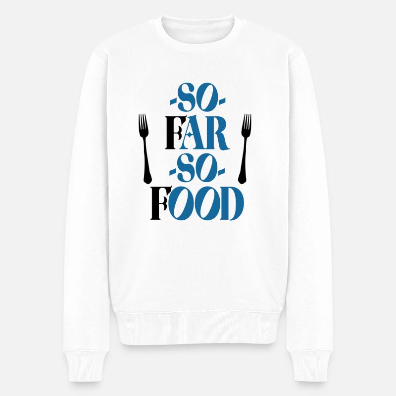 So far so food - Pull Premium bio Homme - blanc