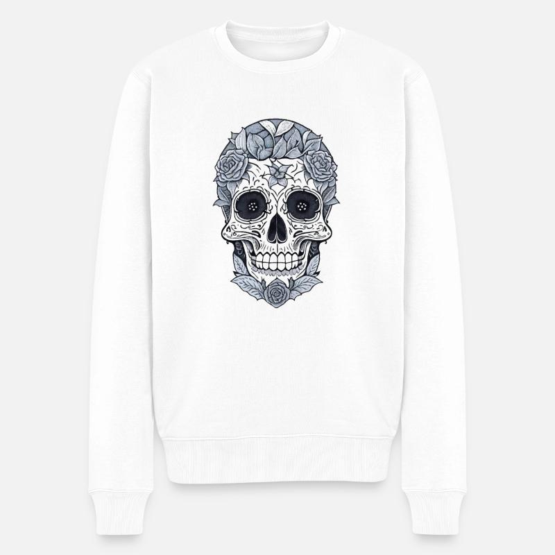 Crâne - Pull Premium bio Homme - blanc