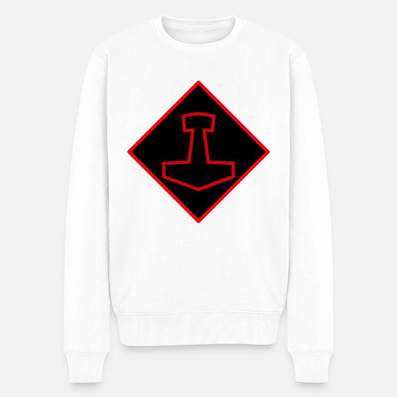 Mjölnir - Pull Premium bio Homme - blanc