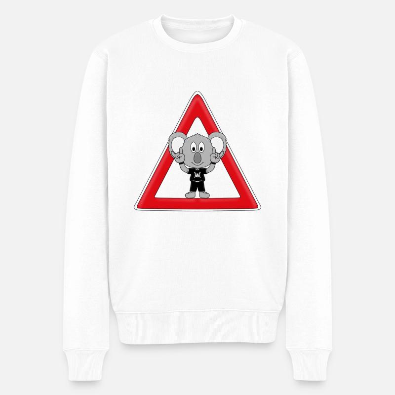 KOALA - FESTIVAL - Männer Premium Bio Pullover - Weiß