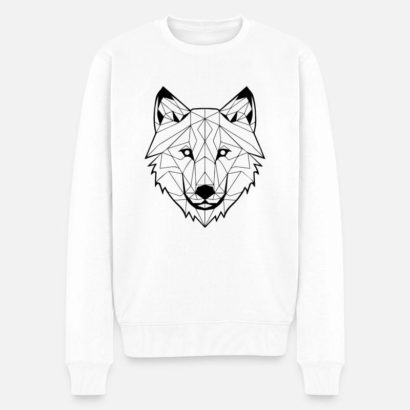 Loup - Pull Premium bio Homme - blanc