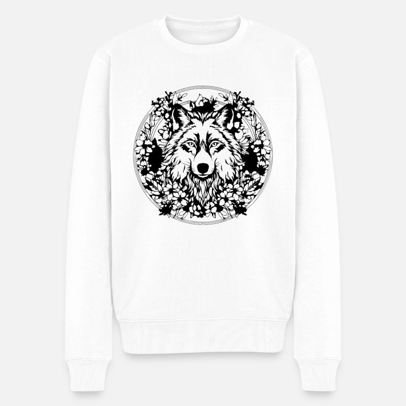 Loup - Pull Premium bio Homme - blanc