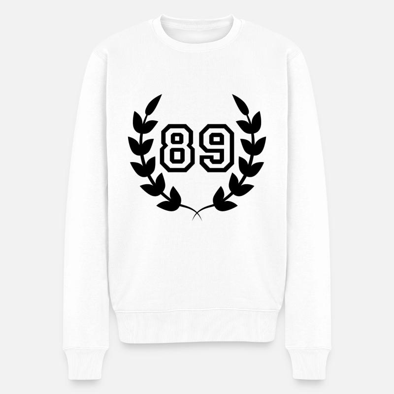 89e anniversaire-idée cadeau 89 ans - Pull Premium bio Homme - blanc