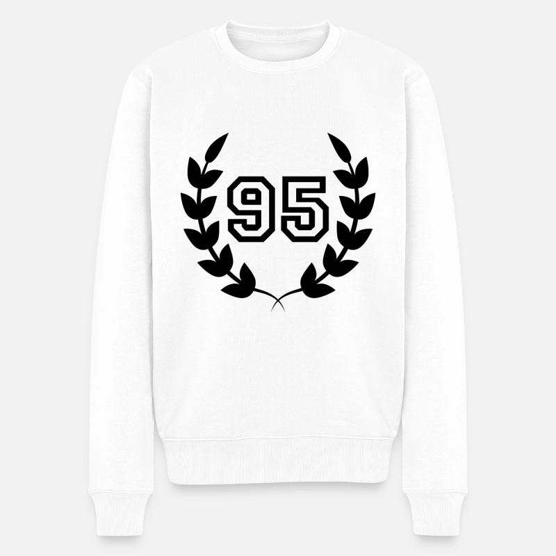 95e anniversaire-idée cadeau 95 ans - Pull Premium bio Homme - blanc