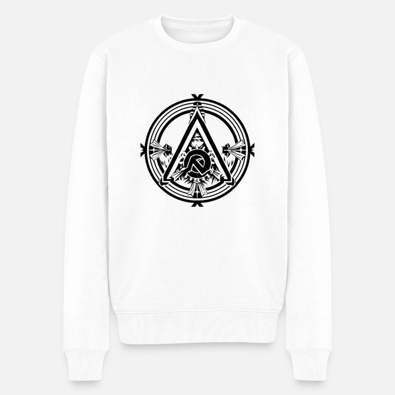 maya10 - Pull Premium bio Homme - blanc