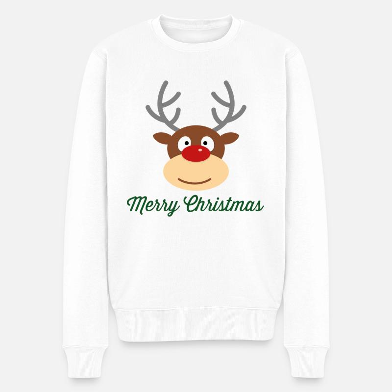 Joyeux Noël - Pull Premium bio Homme - blanc