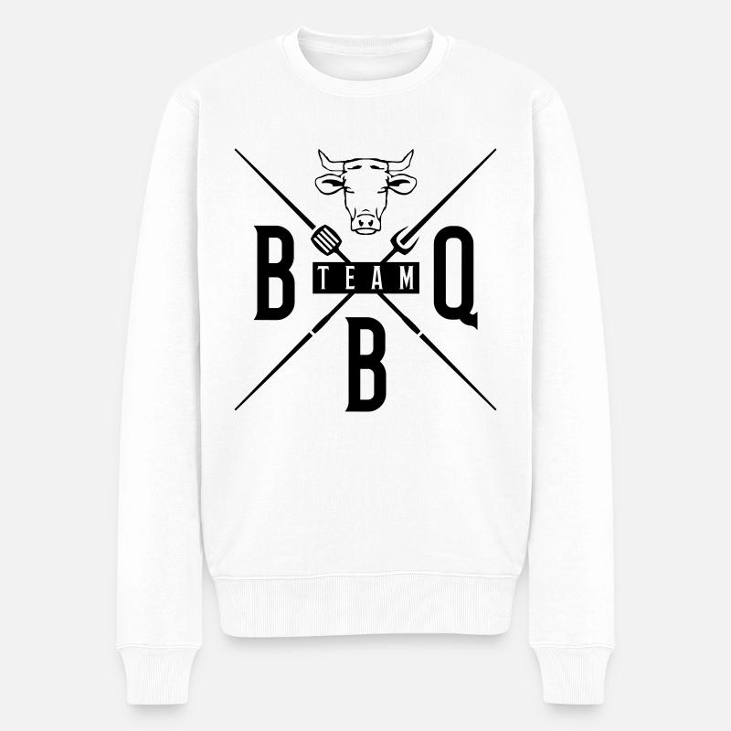 Équipe de barbecue grill - Pull Premium bio Homme - blanc