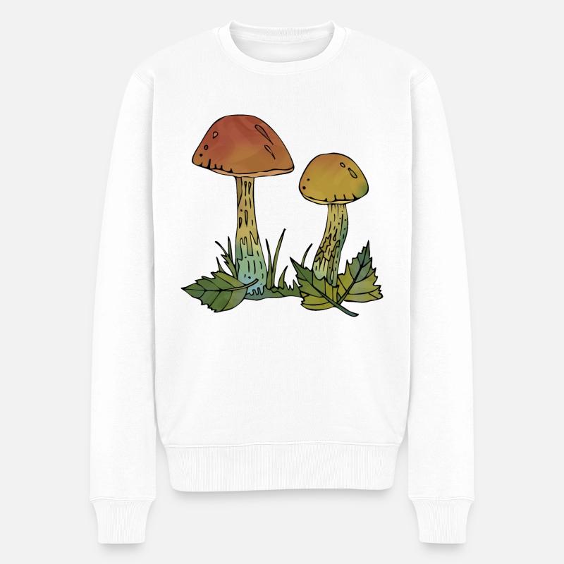 Mycètes - Pull Premium bio Homme - blanc