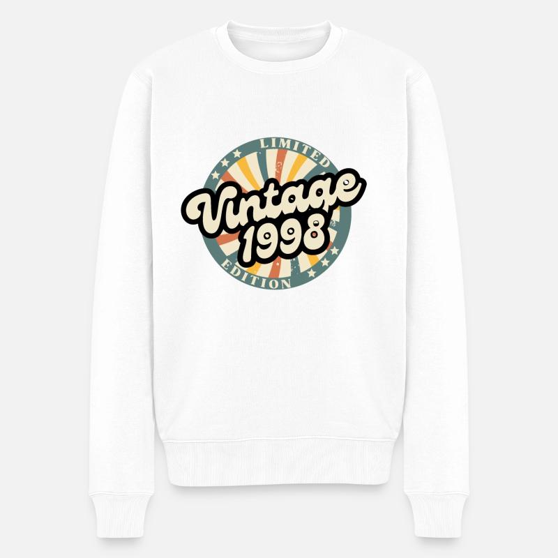 Limited edition vintage 1998 - Pull Premium bio Homme - blanc