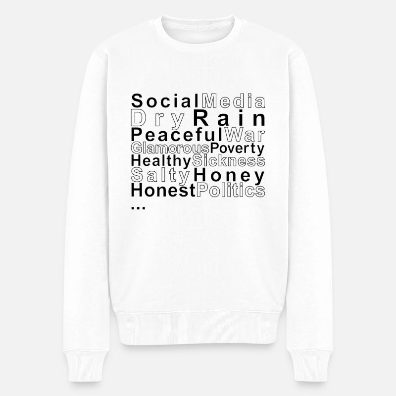 Contraire - Pull Premium bio Homme - blanc