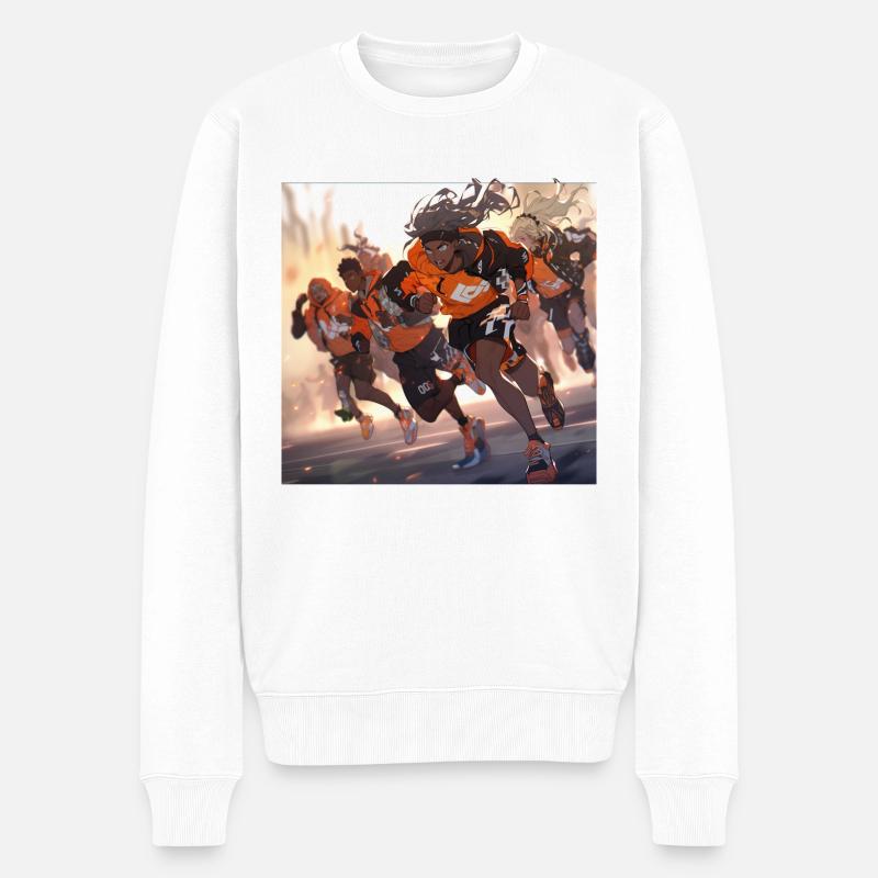 Sprint final ! - Pull Premium bio Homme - blanc