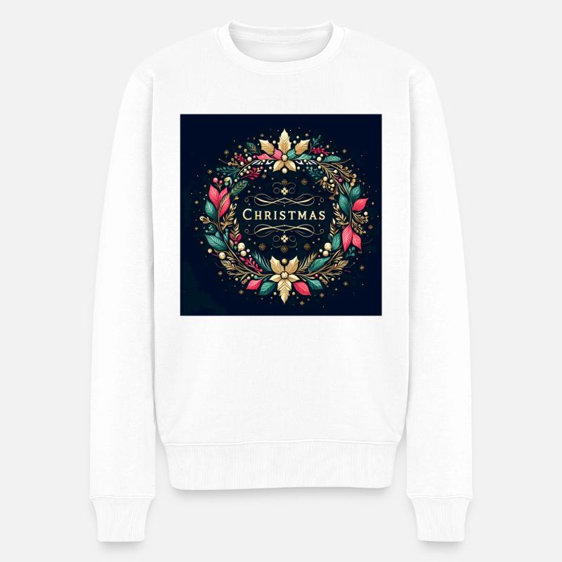 Noël - Pull Premium bio Homme - blanc