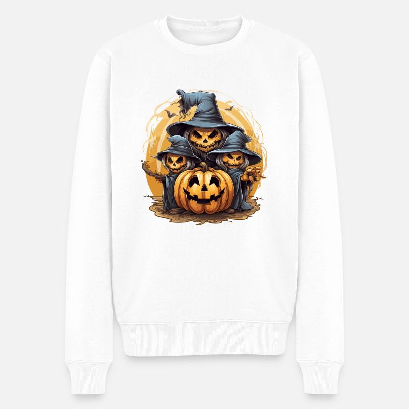 sorcière 11 - Pull Premium bio Homme - blanc