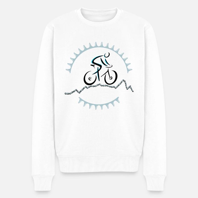 Cycliste professionnel - Pull Premium bio Homme - blanc