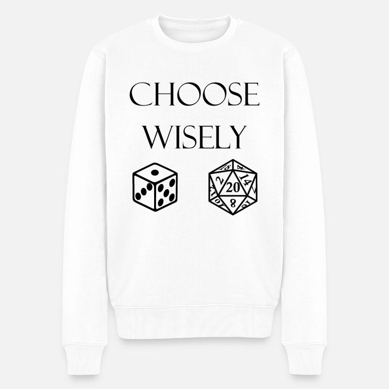 Fais ton choix... - Pull Premium bio Homme - blanc