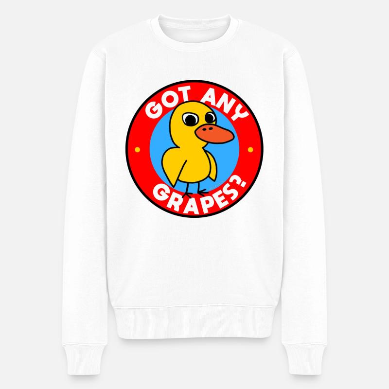 Vous avez des raisins ? - Pull Premium bio Homme - blanc