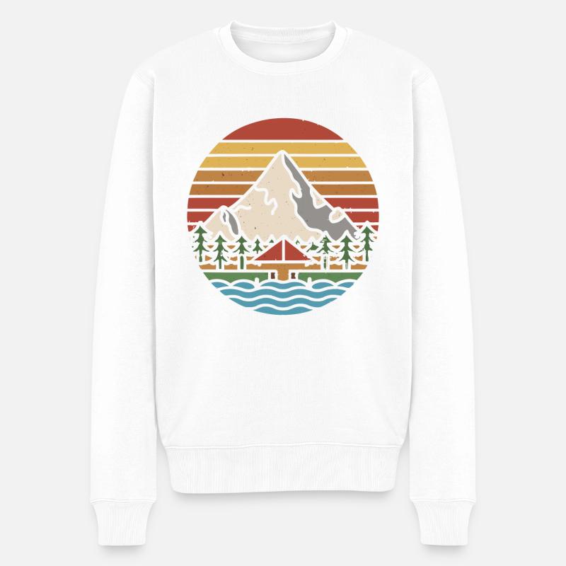 L’aventure vous attend - Pull Premium bio Homme - blanc