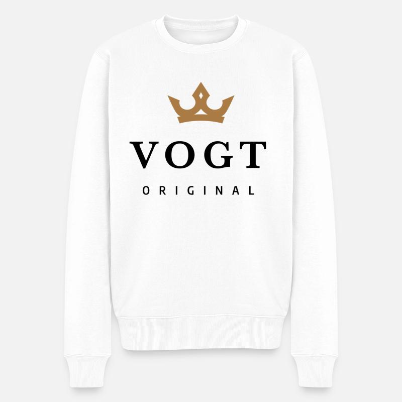 Steward - Pull Premium bio Homme - blanc