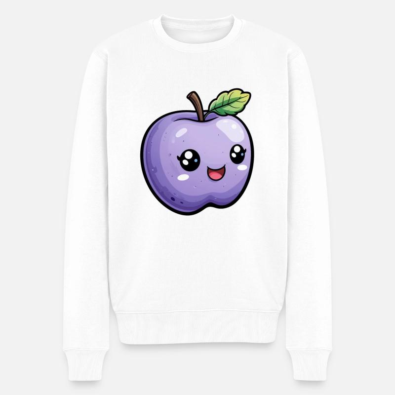 Sujet Apple pour enfants - Pull Premium bio Homme - blanc
