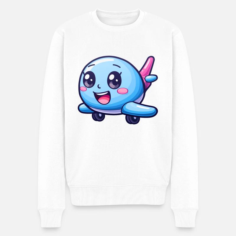 Avion mignon - Pull Premium bio Homme - blanc