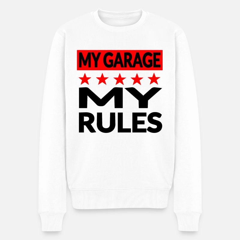 Garage - Pull Premium bio Homme - blanc