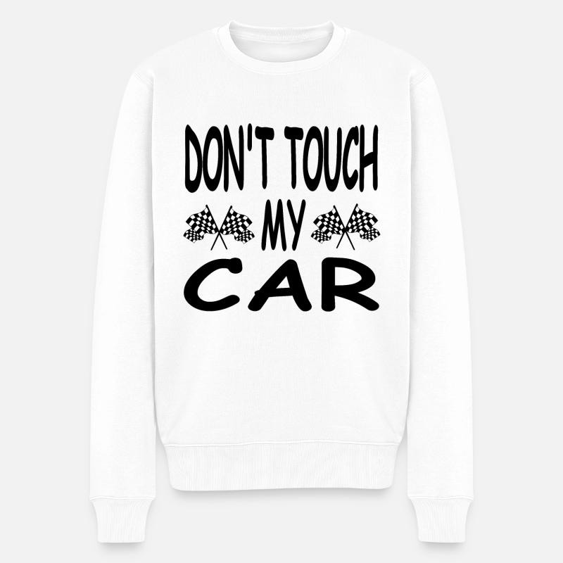 Voiture - Pull Premium bio Homme - blanc