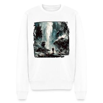 Apocalypse / Doomsday / Destruction / Anarchy - Men's Premium Organic Jumper - white - Front - Thijin (182cm)