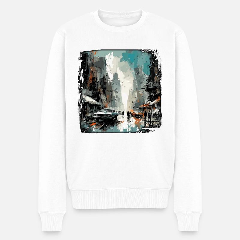 Apocalypse / Apocalypse / Destruction / Anarchie - Pull Premium bio Homme - blanc