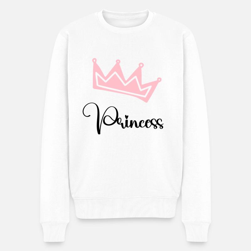 Princesse - Pull Premium bio Homme - blanc